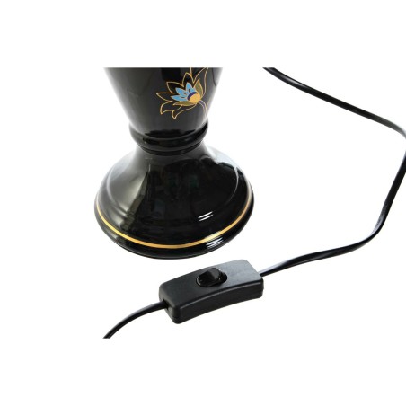 Lampada da tavolo DKD Home Decor Nero Dorato Uccello 220 V 50 W Orientale (28 x 28 x 51 cm) (2 Unità)