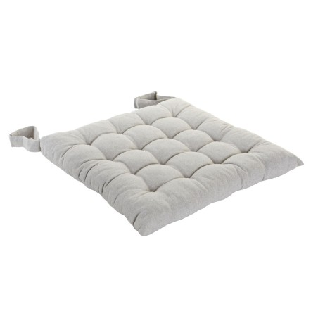 Cuscino per sedie DKD Home Decor Beige Azzurro Poliestere Cotone Alluminio Blu Marino Mediterraneo (3) (38 x 38 x 6 cm) (3 Unità