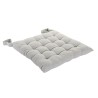 Cuscino per sedie DKD Home Decor Beige Azzurro Poliestere Cotone Alluminio Blu Marino Mediterraneo (3) (38 x 38 x 6 cm) (3 Unità