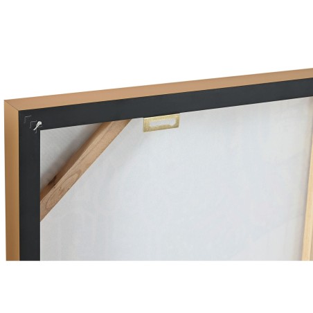 Quadro Home ESPRIT Nero Moderno chica Laccato 82 x 4 x 82 cm (2 Unità)
