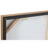 Quadro Home ESPRIT Nero Moderno chica Laccato 82 x 4 x 82 cm (2 Unità)