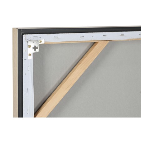 Quadro Home ESPRIT Bianco Beige Dorato Moderno Città 90 x 3,5 x 120 cm (2 Unità)