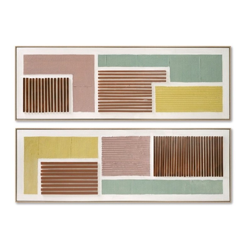 Quadro Home ESPRIT Moderno Città 152 x 4,5 x 52 cm (2 Unità) Quadro Home ESPRIT Moderno Città 152 x 4,5 x 52 cm (2 Unità)