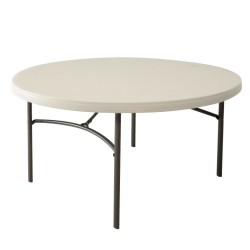 Tavolo aggiuntivo Lifetime Crema 152 x 74 x 152 cm Acciaio Plastica