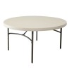 Tavolo aggiuntivo Lifetime Crema 152 x 74 x 152 cm Acciaio Plastica