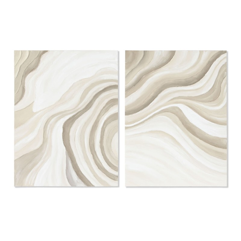 Quadro Home ESPRIT Astratto Moderno 90 x 3,7 x 120 cm (2 Unità) Quadro Home ESPRIT Astratto Moderno 90 x 3,7 x 120 cm (2 Unità)