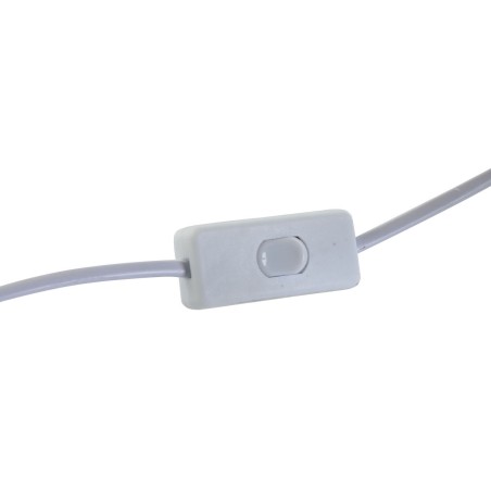 Lampada da tavolo Home ESPRIT Bianco Beige Ceramica 50 W 220 V (2 Unità)