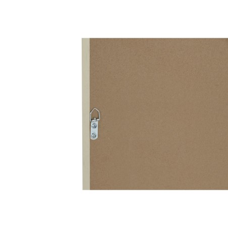 Tela Home ESPRIT Bianco Naturale Boho 60 x 3 x 60 cm (2 Unità)