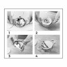 Stampo per Dolci Quttin 137214 Acciaio inossidabile Empanadilla (12 Unità)