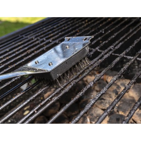 Spazzola di Pulizia per Barbecue Algon 44 x 6,5 x 4,5 cm Acciaio (12 Unità)