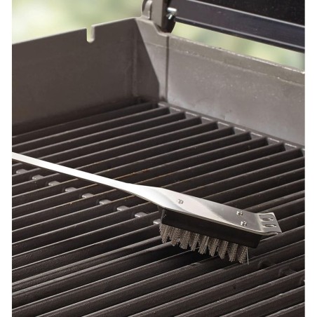 Spazzola di Pulizia per Barbecue Algon 44 x 6,5 x 4,5 cm Acciaio (12 Unità)