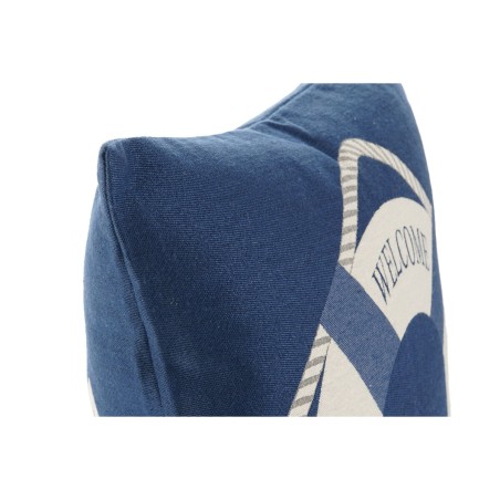 Cuscino Home ESPRIT Azzurro Bianco 45 x 10 x 45 cm (2 Unità)