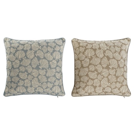 Cuscino Home ESPRIT Azzurro Beige Mediterraneo 45 x 10 x 45 cm (2 Unità)