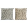 Cuscino Home ESPRIT Azzurro Beige Mediterraneo 45 x 10 x 45 cm (2 Unità)