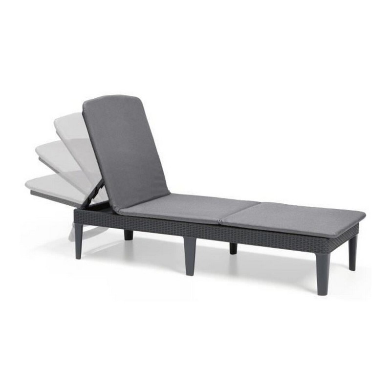 Lettino Allibert by KETER 8711245146294 Grigio 187 x 58 x 29 cm Lettino Allibert by KETER 8711245146294 Grigio 187 x 58 x 29 cm
