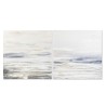 Quadro DKD Home Decor Azzurro Grigio Astratto Moderno 90 x 3,7 x 90 cm (2 Unità)