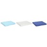 Cuscino da pavimento DKD Home Decor Azzurro Blu Marino Greige 110 x 78 x 12 cm (3 Unità)