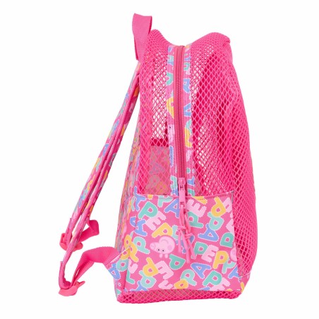 Zaino da spiaggia Peppa Pig Rosa 30,5 x 24 x 18 cm Per bambini