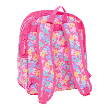 Zaino da spiaggia Peppa Pig Rosa 30,5 x 24 x 18 cm Per bambini
