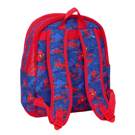 Zaino da spiaggia Spider-Man Azzurro Rosso 30,5 x 24 x 18 cm Per bambini