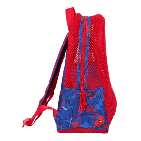 Zaino da spiaggia Spider-Man Azzurro Rosso 30,5 x 24 x 18 cm Per bambini