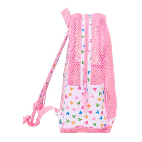 Zaino da spiaggia Minnie Mouse Multicolore Rosa 30,5 x 24 x 18 cm Per bambini