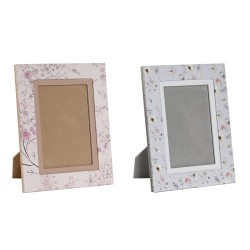 Borsa Donna DKD Home Decor Azzurro Bianco Grigio Cammello Rosa chiaro 16,5 x 2 x 21,5 cm (2 Unità)