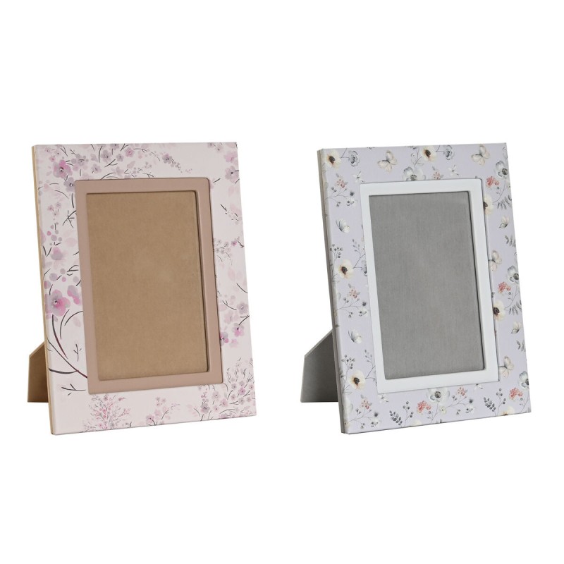 Borsa Donna DKD Home Decor Azzurro Bianco Grigio Cammello Rosa chiaro 16,5 x 2 x 21,5 cm (2 Unità)