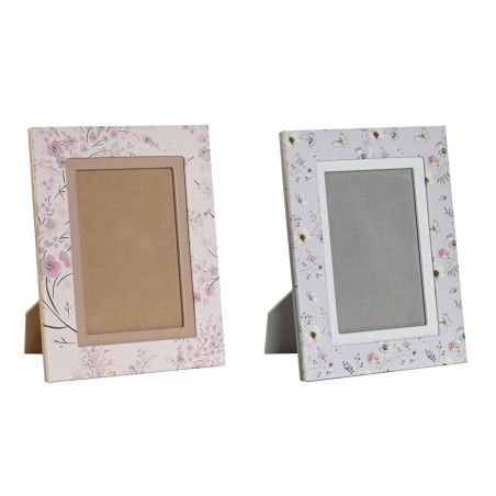 Borsa Donna DKD Home Decor Azzurro Bianco Grigio Cammello Rosa chiaro 16,5 x 2 x 21,5 cm (2 Unità)