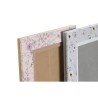 Borsa Donna DKD Home Decor Azzurro Bianco Grigio Cammello Rosa chiaro 16,5 x 2 x 21,5 cm (2 Unità)