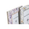 Borsa Donna DKD Home Decor Bianco Grigio Lilla Rosa chiaro 16,5 x 2 x 21,5 cm (2 Unità)