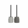 Scopino per il Bagno DKD Home Decor Grigio chiaro Grigio scuro Acciaio Gres Scandi 10 x 10 x 39 cm (2 Unità)