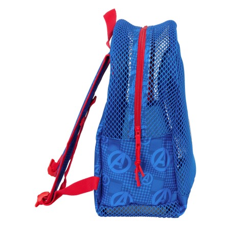 Zaino da spiaggia The Avengers Azzurro 30,5 x 24 x 18 cm Per bambini