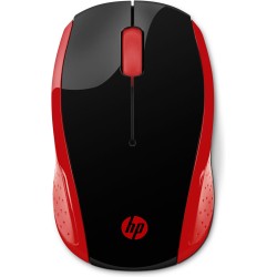 Mouse senza Fili HP 2HU82AAABB Nero/Rosso