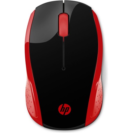 Mouse senza Fili HP 2HU82AAABB Nero/Rosso