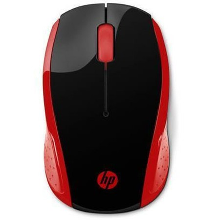 Mouse senza Fili HP 2HU82AAABB Nero/Rosso