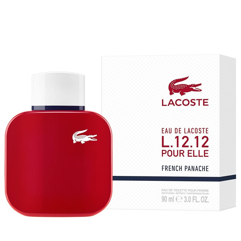 Profumo Donna Lacoste L12.12 French Panache EDT 90 ml Profumo Donna Lacoste L12.12 French Panache EDT 90 ml