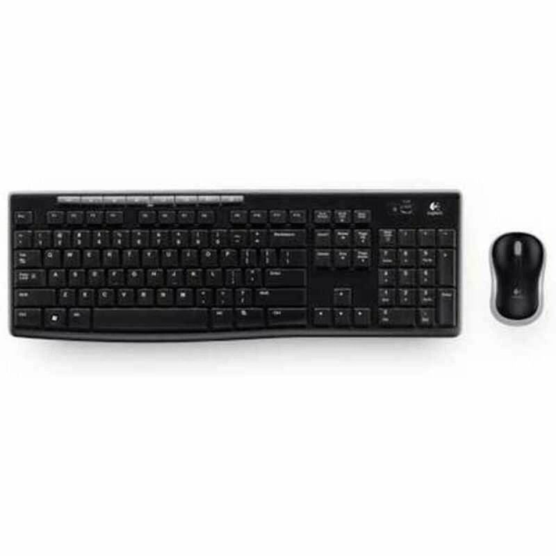 Tastiera e Mouse Logitech LGT-MK270-US Nero QWERTY Qwerty US Tastiera e Mouse Logitech LGT-MK270-US Nero QWERTY Qwerty US