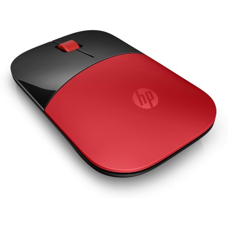 Mouse senza Fili HP V0L82AAABB Rosso Nero/Rosso