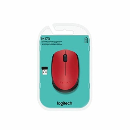 Mouse senza Fili Logitech 910-004641 1000 dpi Rosso Nero/Rosso