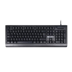 Tastiera CoolBox COO-TEC04DNI Nero Qwerty in Spagnolo