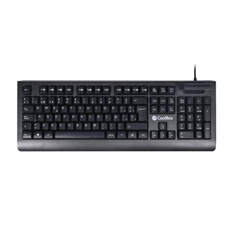 Tastiera CoolBox COO-TEC04DNI Nero Qwerty in Spagnolo