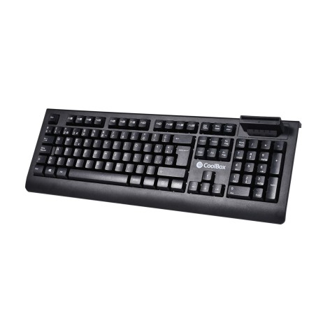 Tastiera CoolBox COO-TEC04DNI Nero Qwerty in Spagnolo