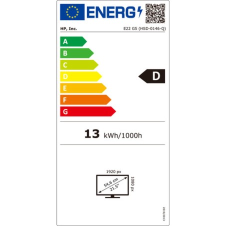 Monitor HP E22 G5 21,5" Full HD