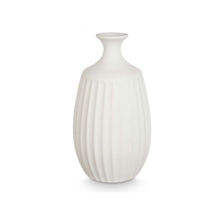 Vaso Bianco Ceramica 21 x 39 x 21 cm (2 Unità)