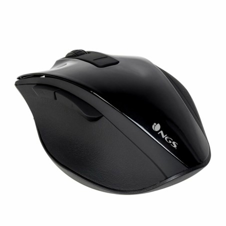 Mouse Ottico Wireless NGS BOWBLACK Nero 1600 dpi (1 Unità)