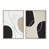 Quadro Home ESPRIT Astratto Città 50 x 3,5 x 70 cm (2 Unità)