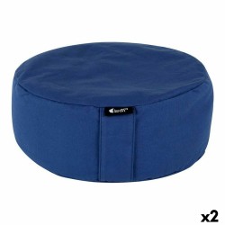 Cuscino LongFit Sport Longfit sport Yoga Azzurro 33 x 13 cm (2 Unità)