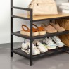 Appendiabiti con ripiano Max Home Acciaio Melammina Truciolare Minimalista 102 x 180 x 40 cm