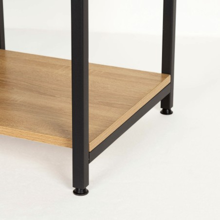 Appendiabiti con ripiano Max Home Acciaio Melammina Truciolare Minimalista 102 x 180 x 40 cm